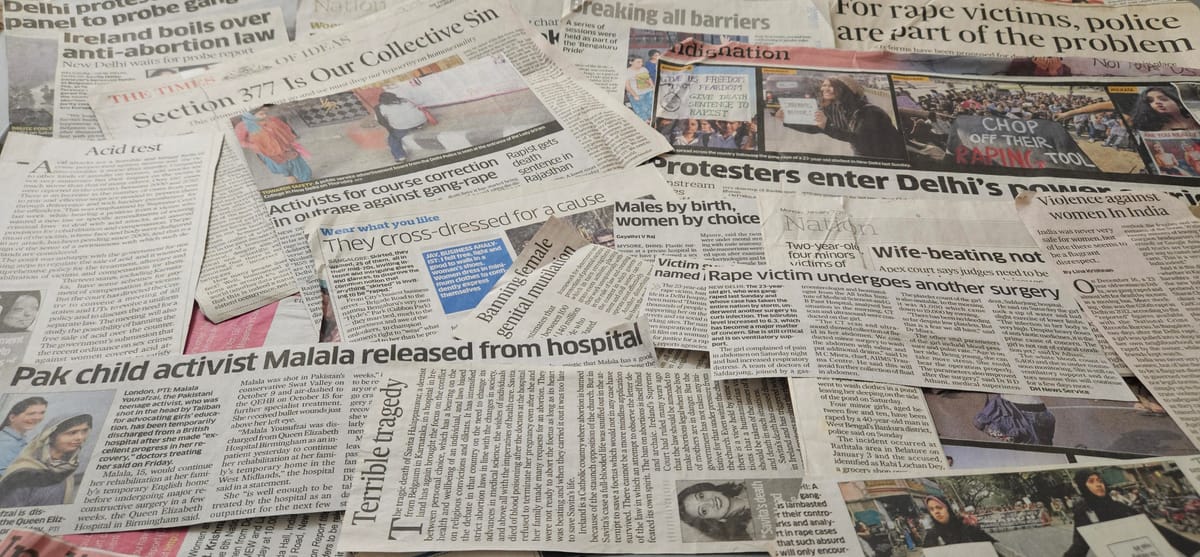 Between Headlines and Home: Ink and Teenage Angst in India